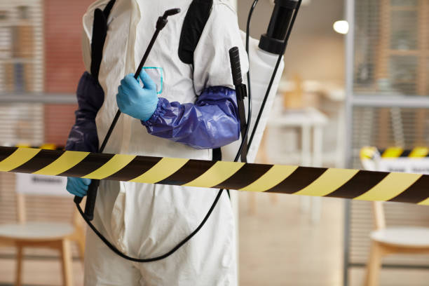 Professional Blood Cleanup technician working in Alexander, NC